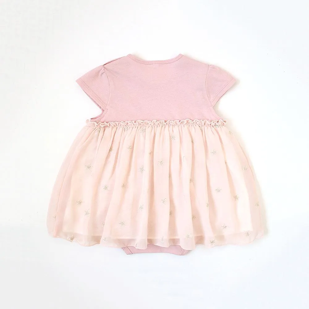 10mois (Dimowa) Star Chiffon Layered Body Pink