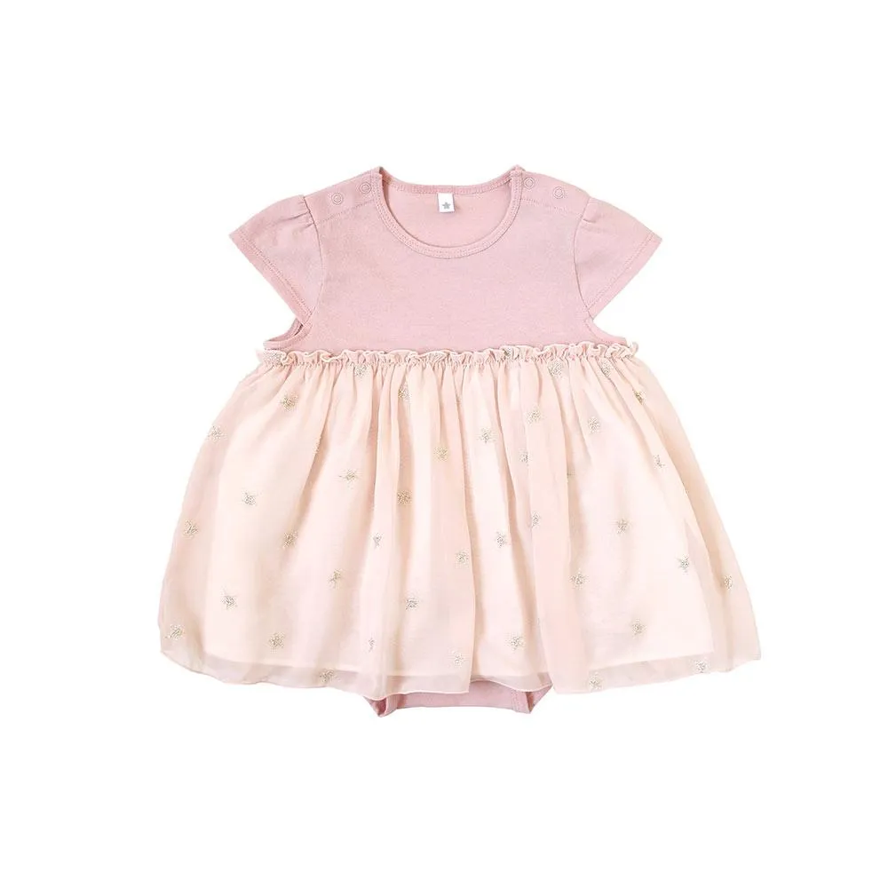 10mois (Dimowa) Star Chiffon Layered Body Pink