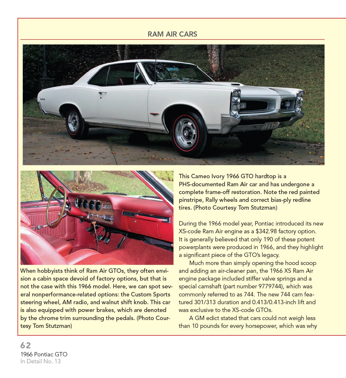 1966 Pontiac GTO Muscle Cars In Detail No. 13