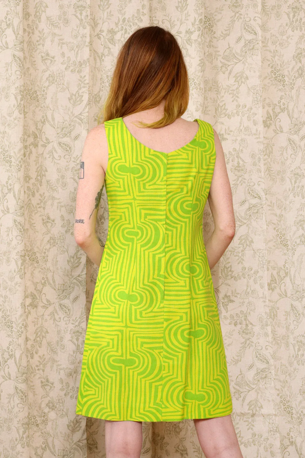 Acid Green Op-Art Set XS/S