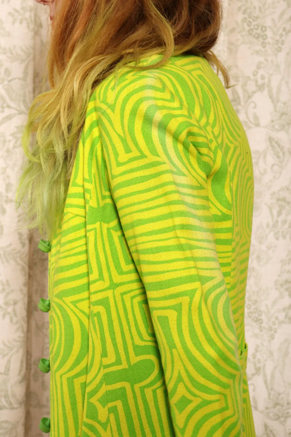 Acid Green Op-Art Set XS/S