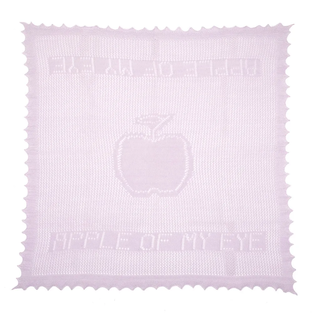 Apple of my Eye Baby Shawl - Lilac