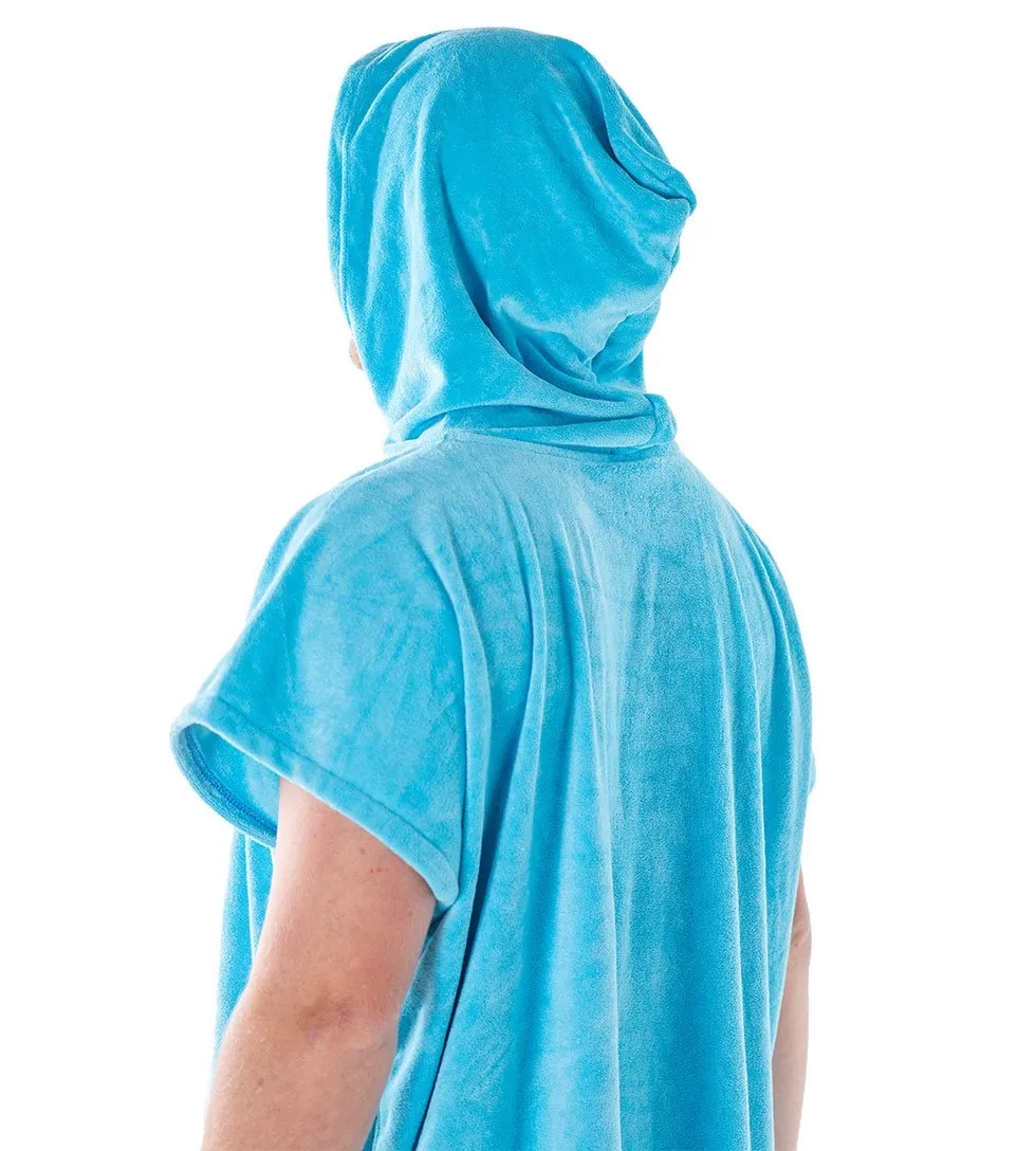 AQSS LIGHT BLUE PONCHO