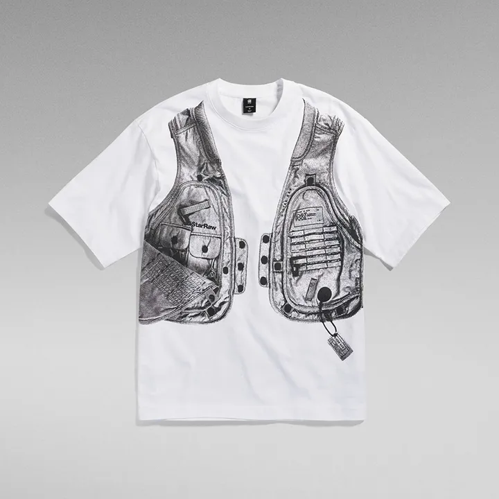 Archive Vest Boxy T (White) - GD24427C336110