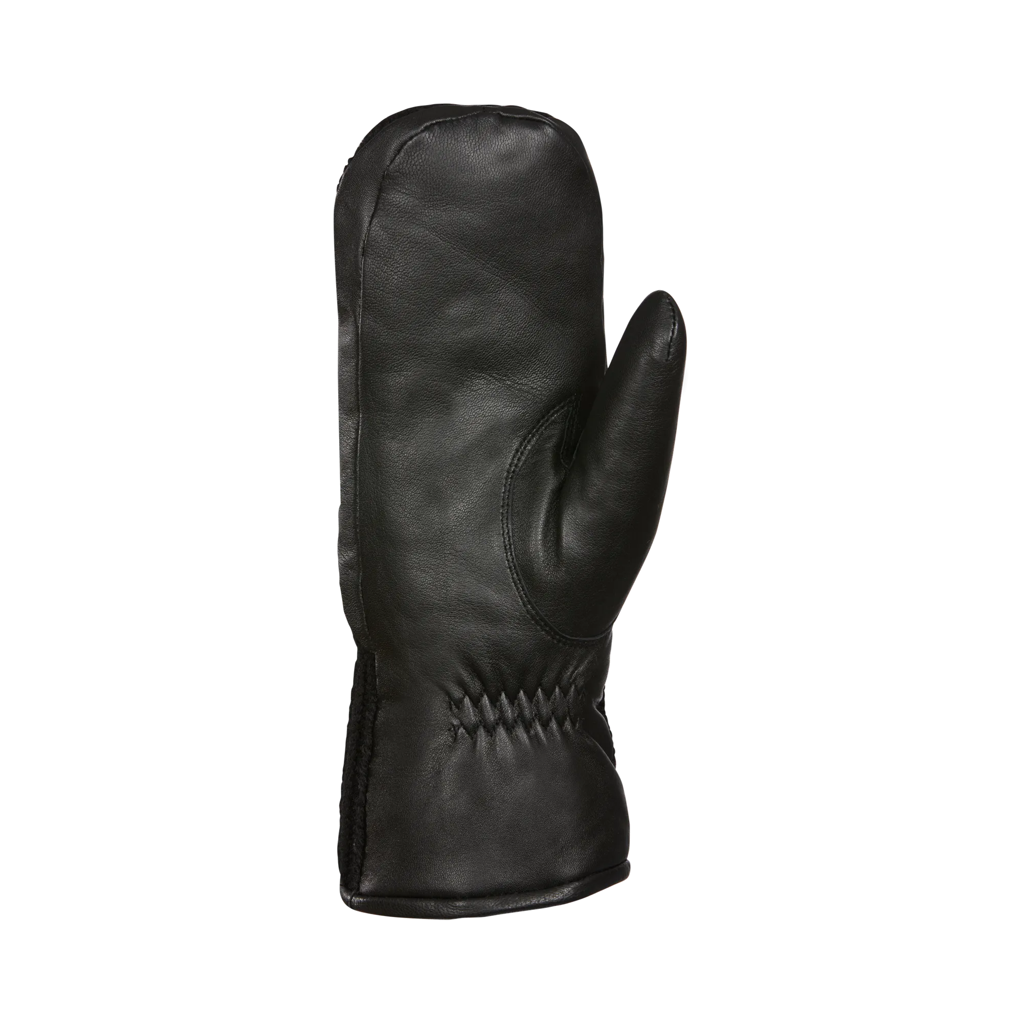 Ariana Leather and Knit Mittens - Women