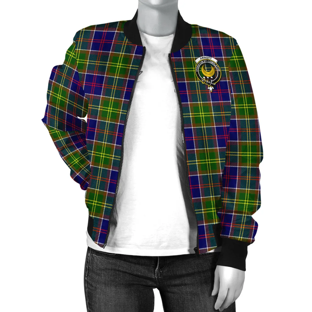 Arnott Tartan Bomber Jacket with Family Crest