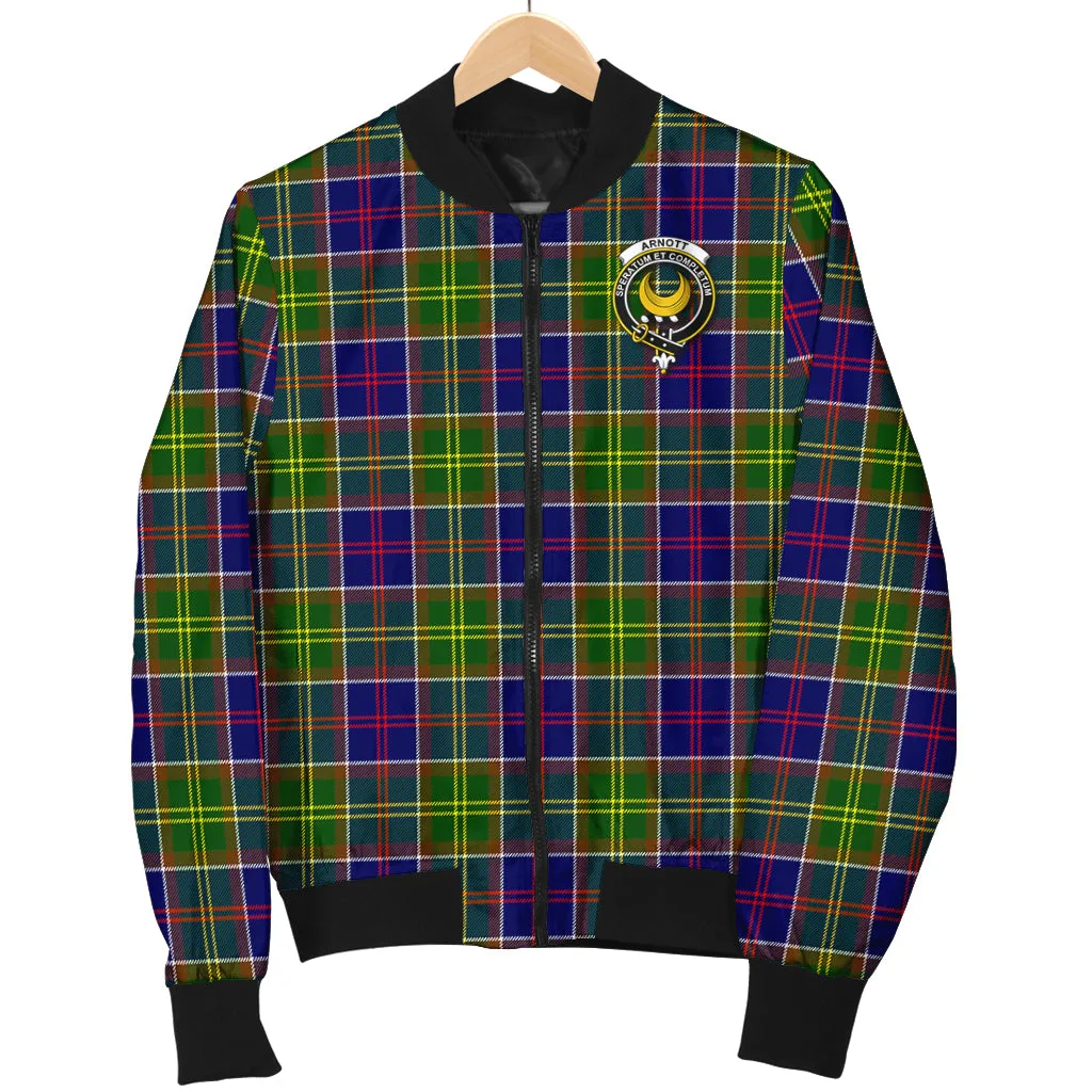 Arnott Tartan Bomber Jacket with Family Crest