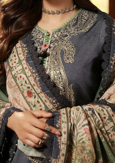 Asim Jofa Asra Pakistani Dress With Winter Shawl