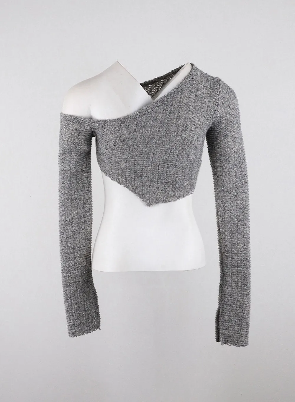 Asymmetrical Cut Out Knit Top CD312