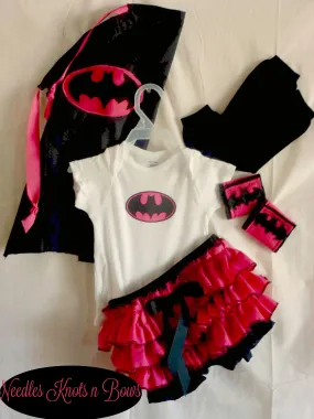 Baby Girls, Toddler Batman Halloween, Superhero Costume