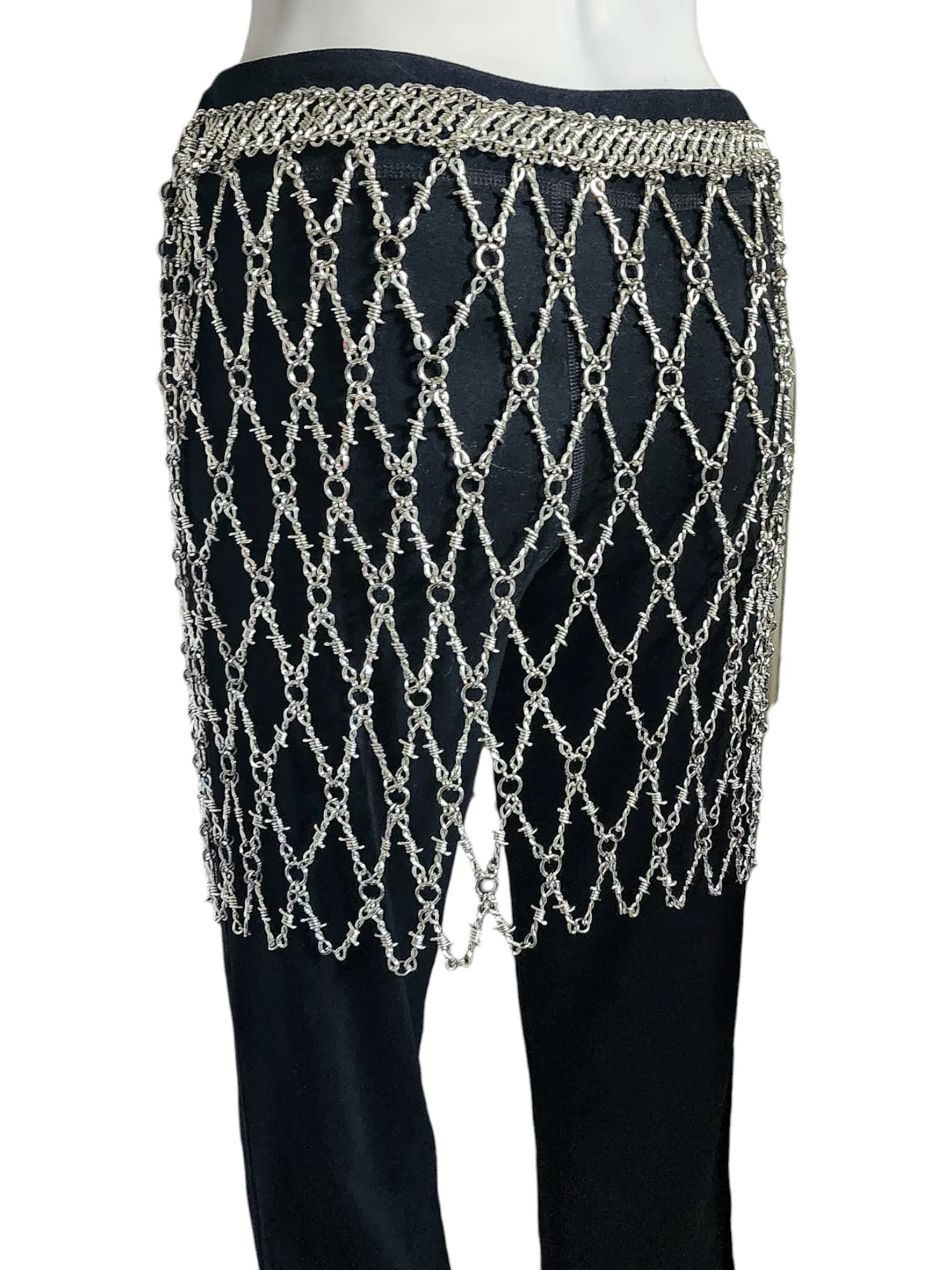 Barbed Wire Armored Mini Skirt