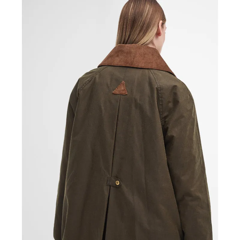 Barbour Ebberston Wax Ladies Jacket - Beech/Classic