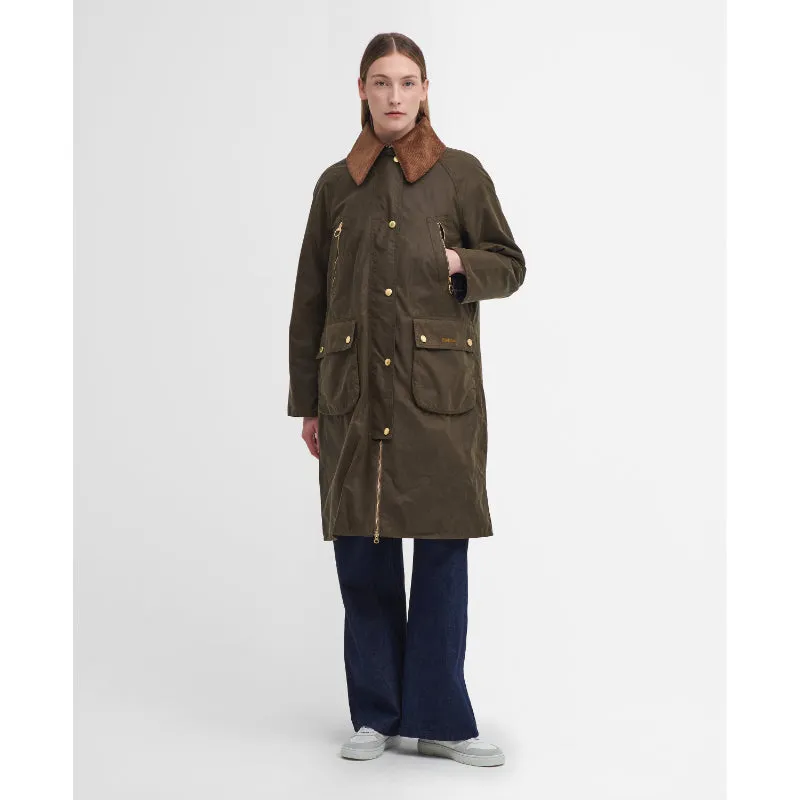 Barbour Ebberston Wax Ladies Jacket - Beech/Classic