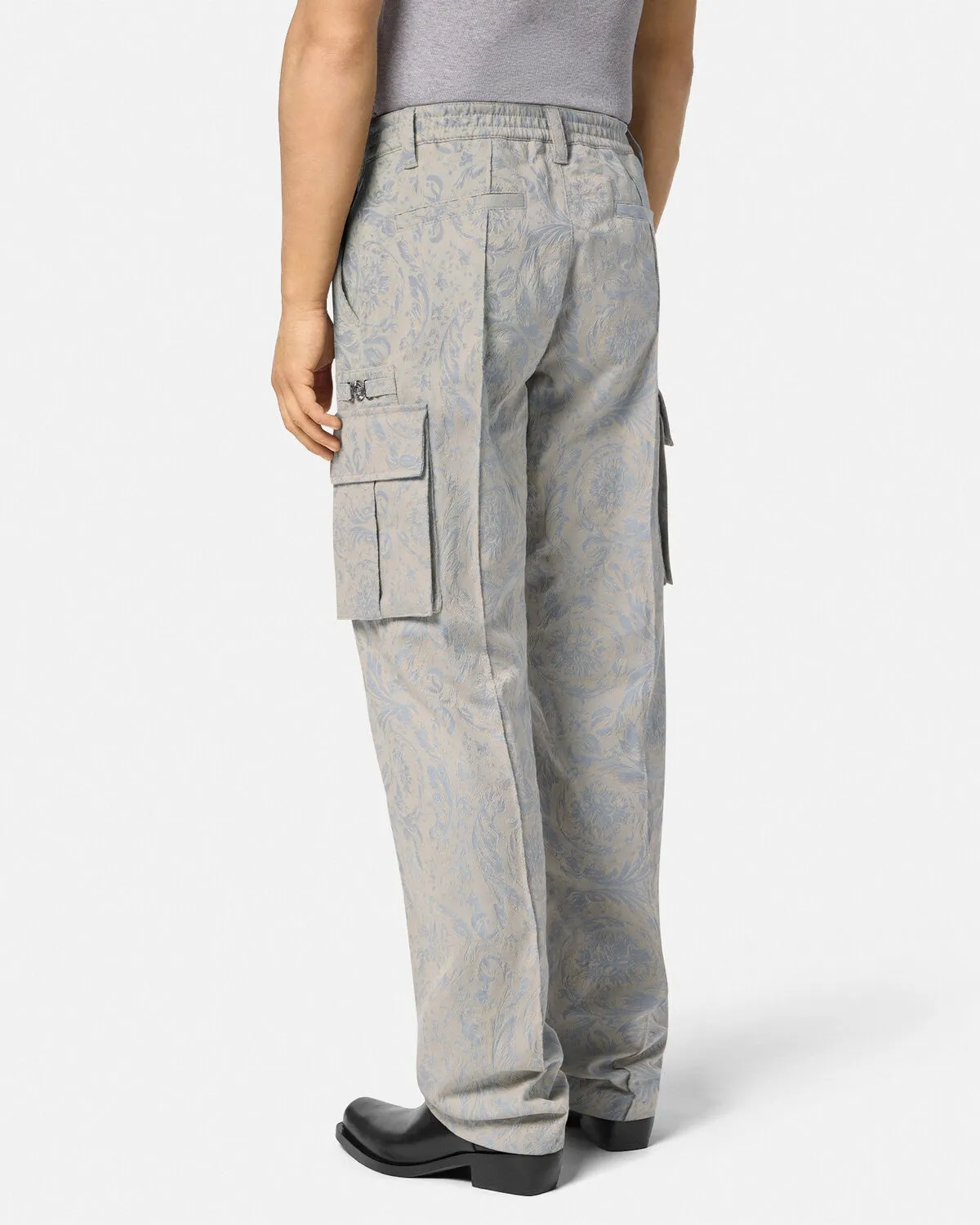 Barocco Jacquard Cargo Trousers