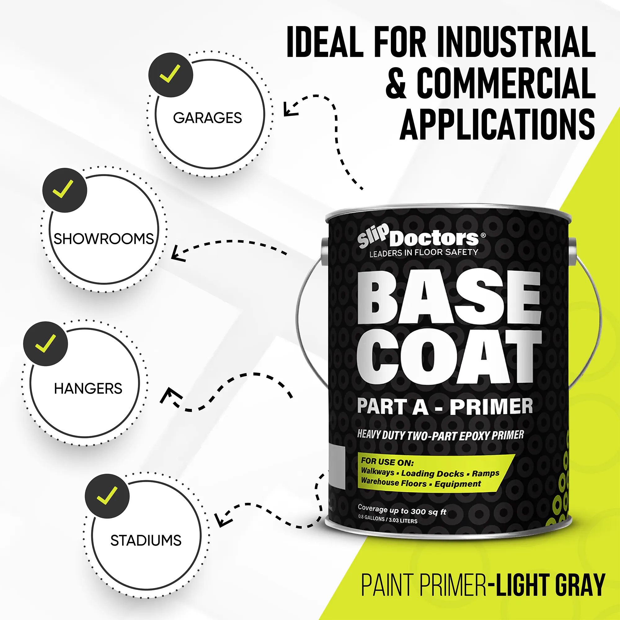 Base Coat 2K Epoxy Paint Primer - Light Gray