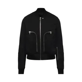 Bauhaus Flight Bomber Jacket in Black