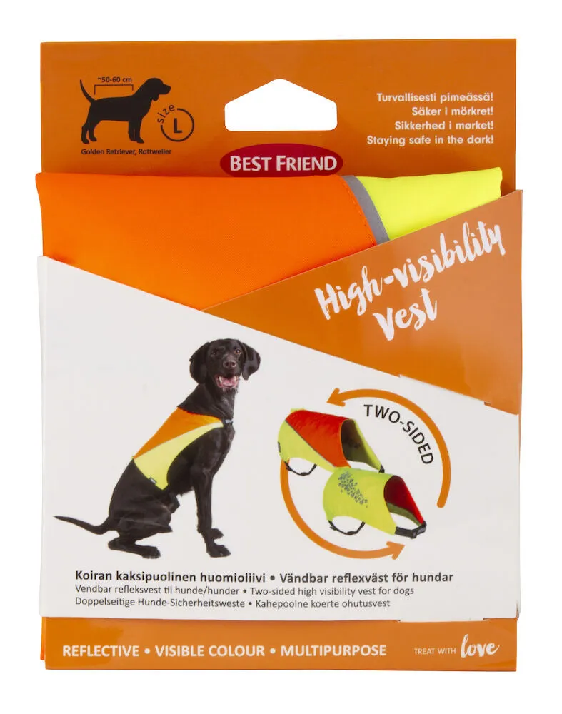 Best Friend dog high visibility vest