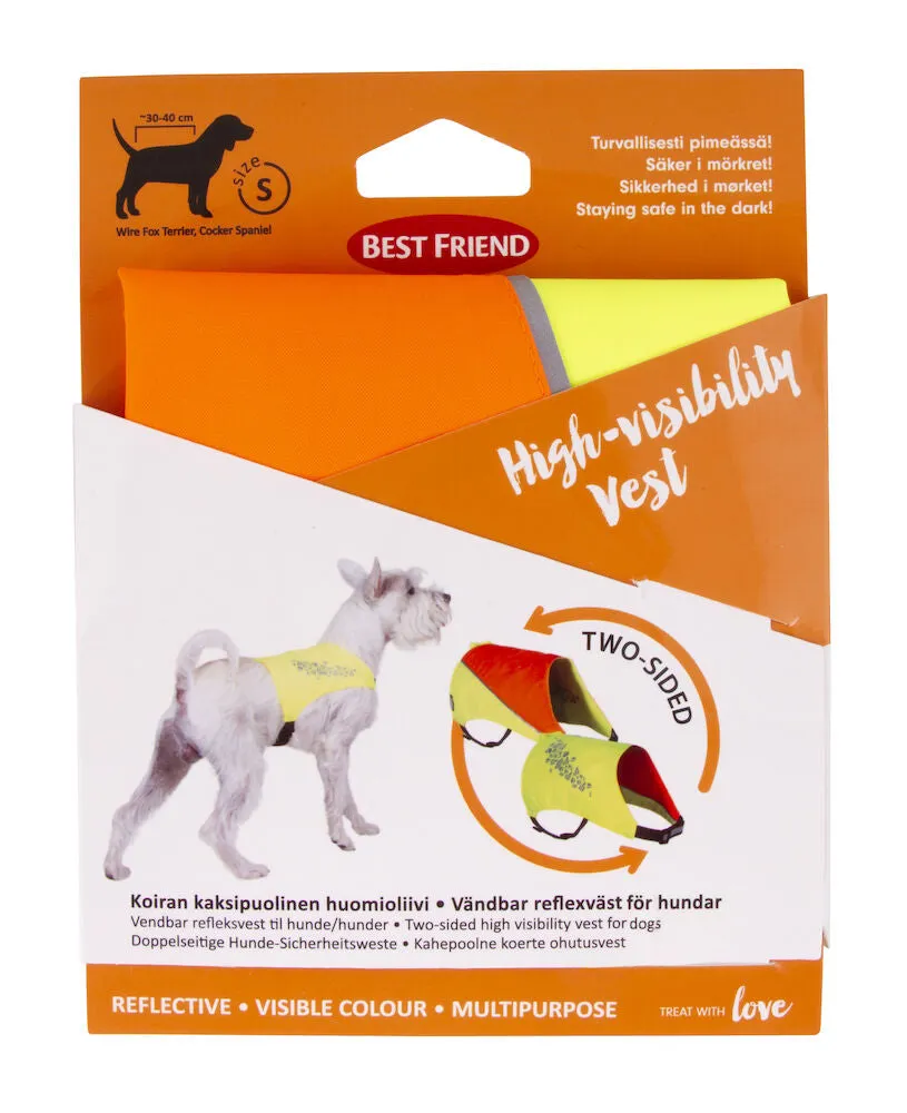 Best Friend dog high visibility vest