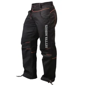 Better Bodies Casual Pant - Black-Orange