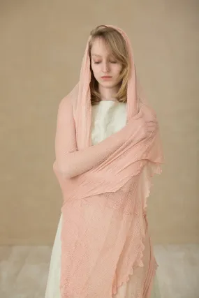 Big Bamboo Air Shawl - light pink