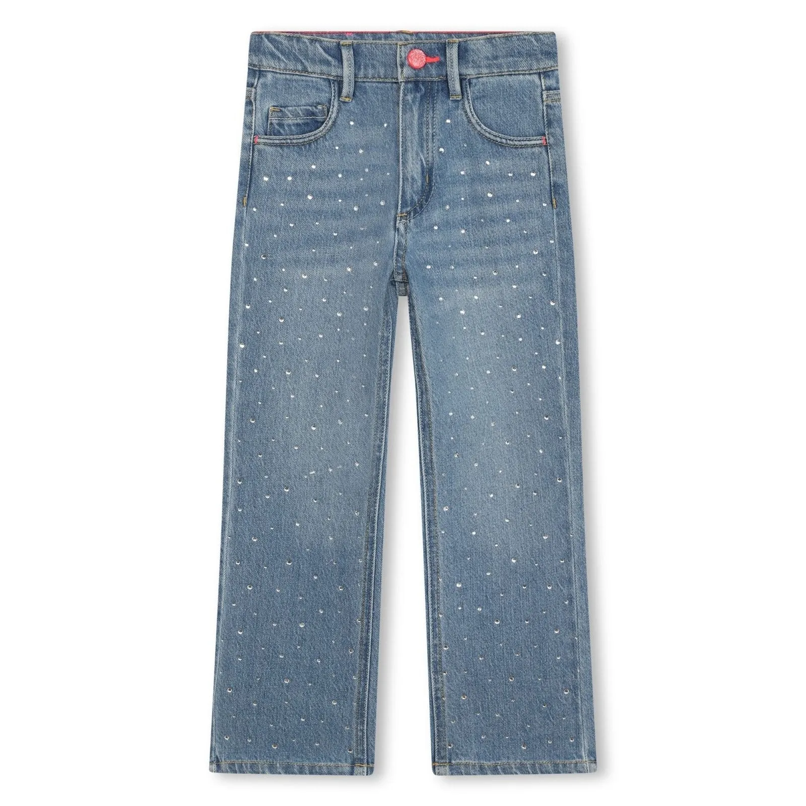 Billieblush Girls Studded Denim Pants