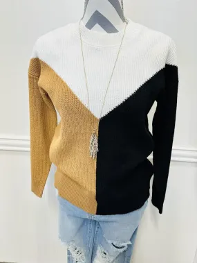 BLACK & GOLD SWEATER