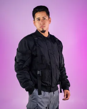 Black Get Tactical Utility Jacket