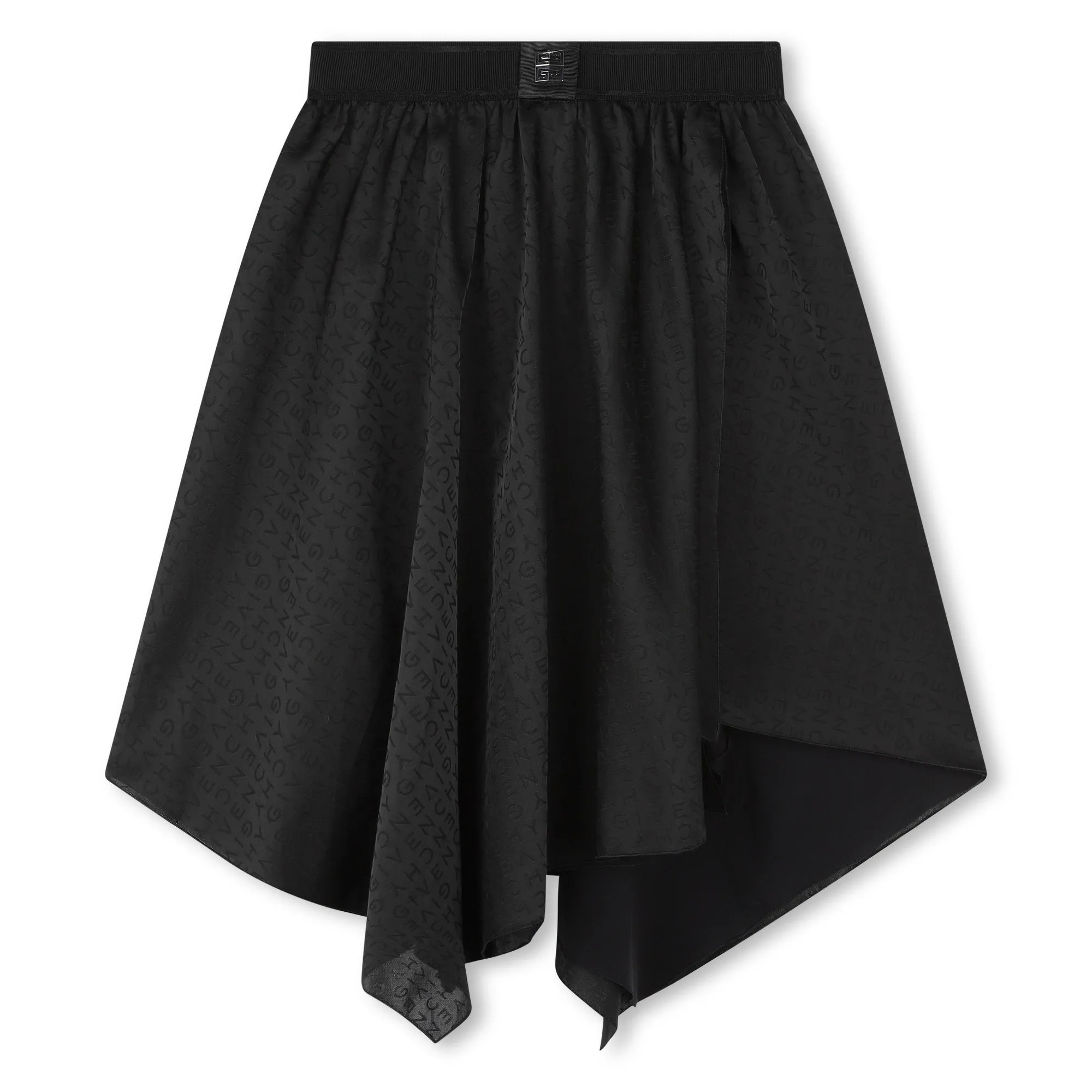 Black Mini Me Jacquard Skirt