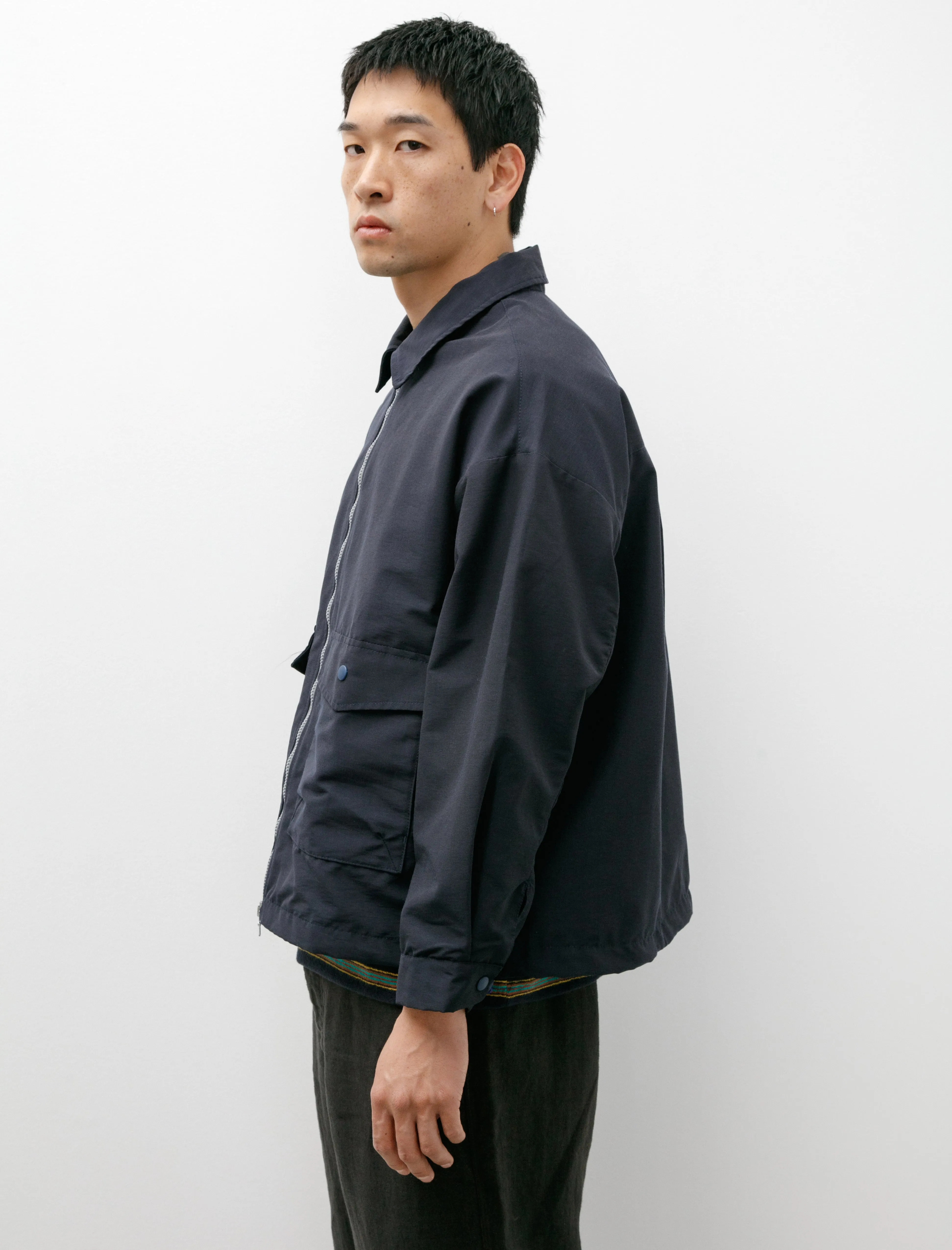 Boxy Swing Jacket Navy Water Repellent