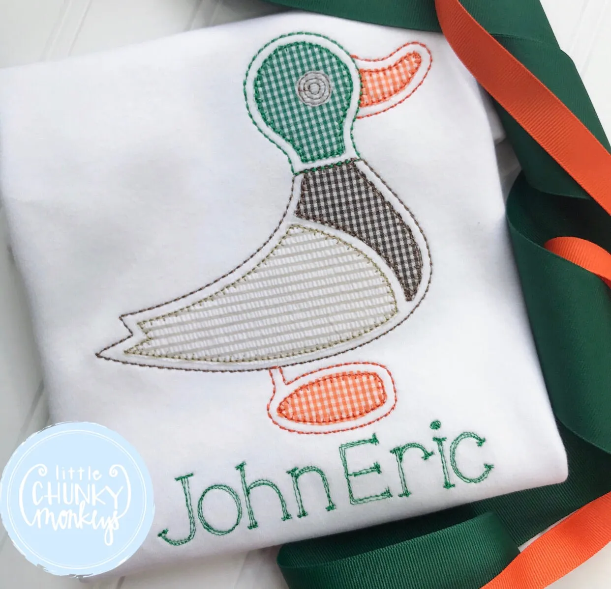 Boy Shirt - Mallard Duck Applique