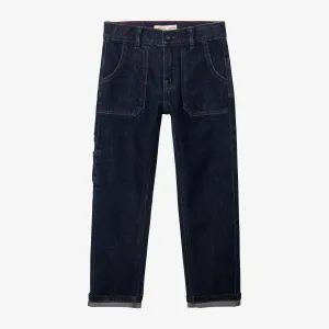 Boys' dark blue denim pants