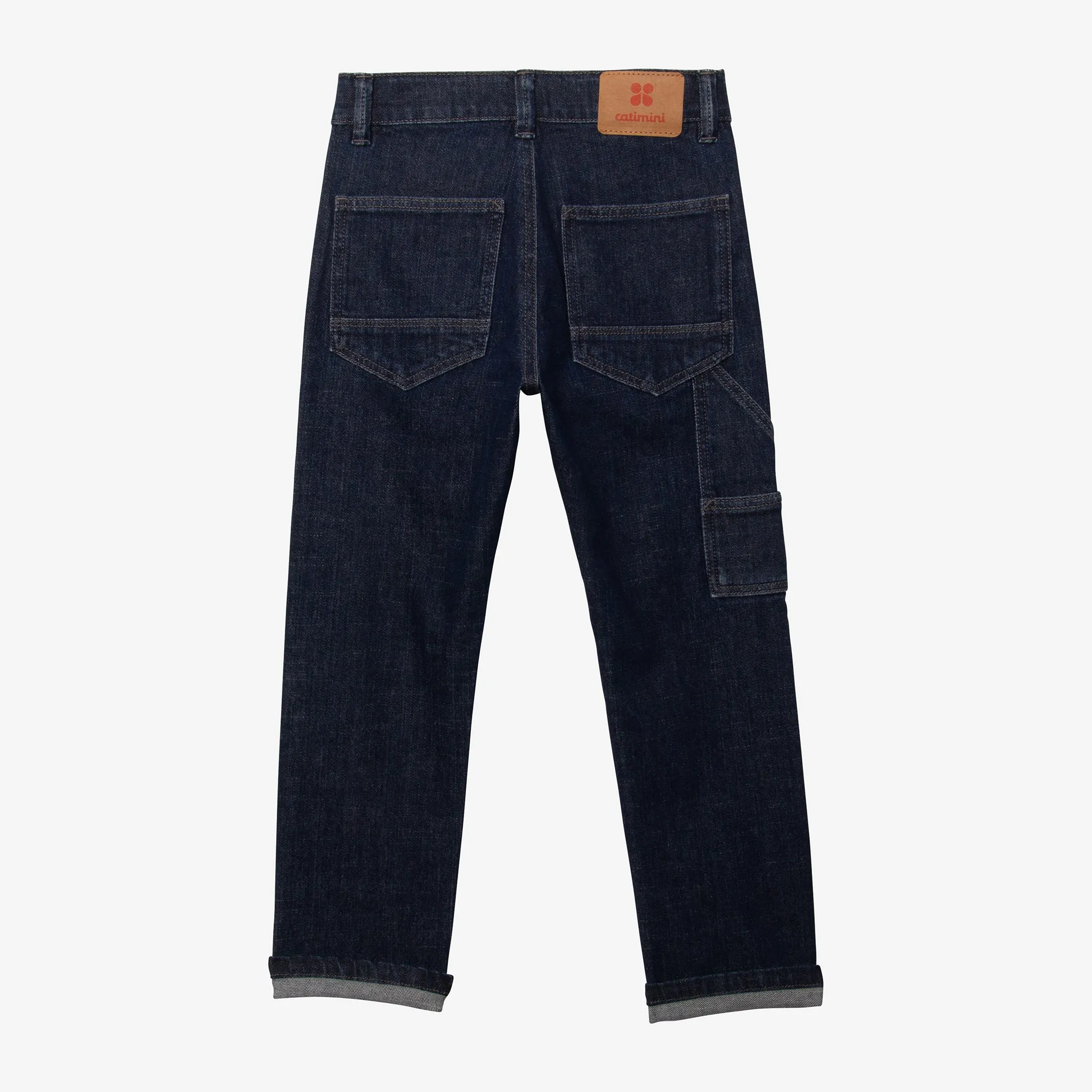 Boys' dark blue denim pants