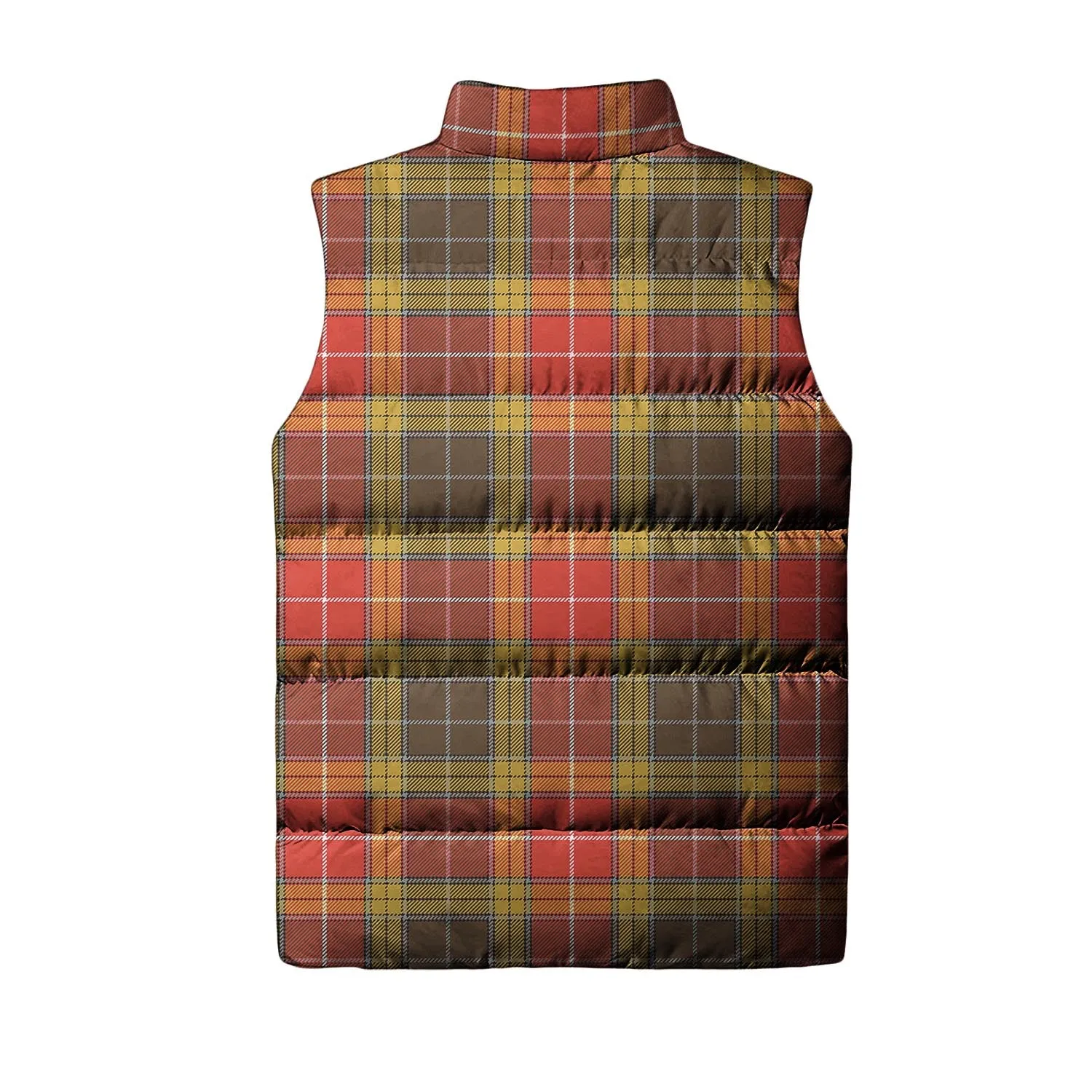 Buchanan Old Set Weathered Tartan Sleeveless Puffer Jacket