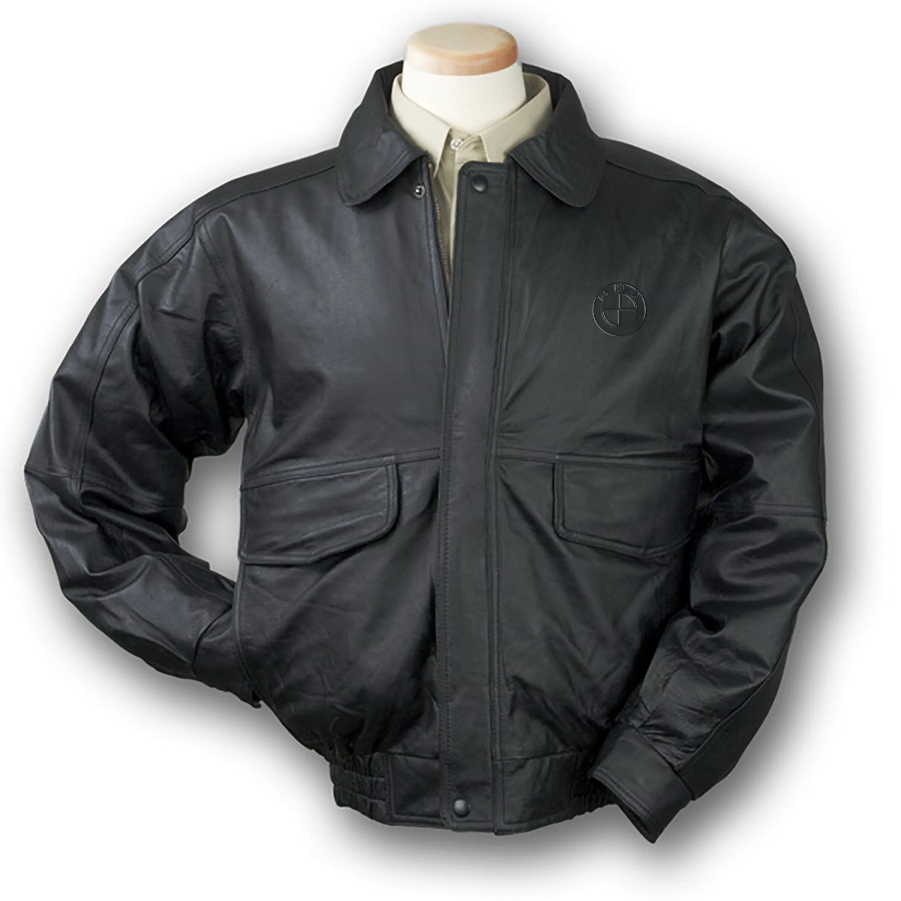 Burk's Bay Men's Buffed Bomber Black