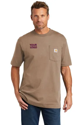 Carhartt Tall Workwear Custom Pockets T-Shirts, Desert