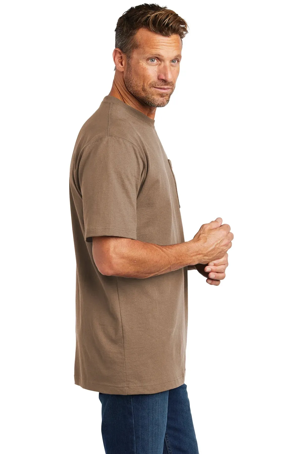 Carhartt Tall Workwear Custom Pockets T-Shirts, Desert