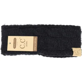 CC Beanie | Kids Solid Knit Head Wrap ~ Navy