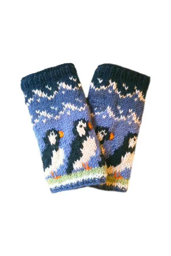 Circus Of Puffins Handwarmer