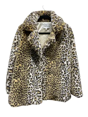 Coat Faux Fur & Sherpa By Clothes Mentor In Animal Print, Size: S