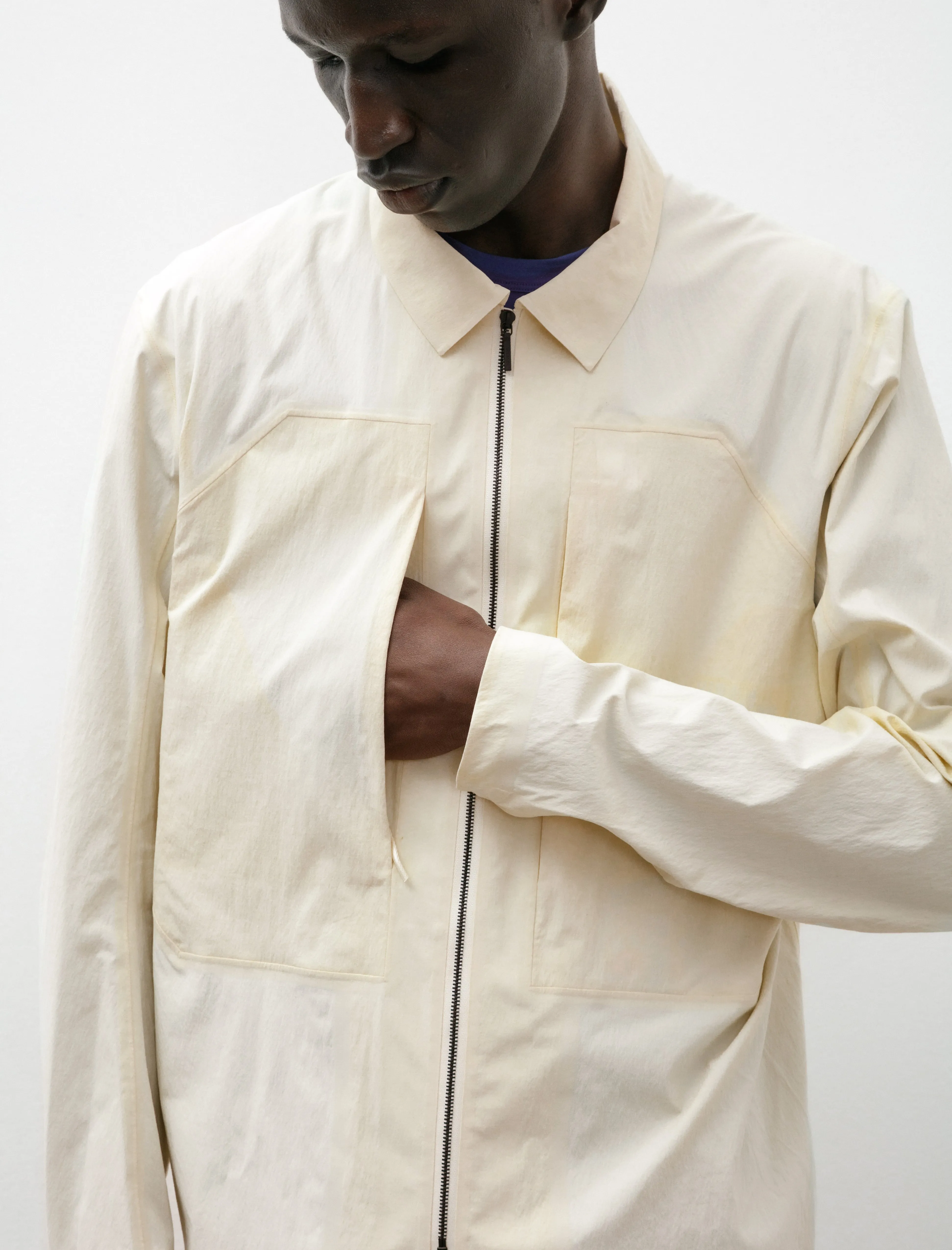 Component LT Shirt Jacket Oat