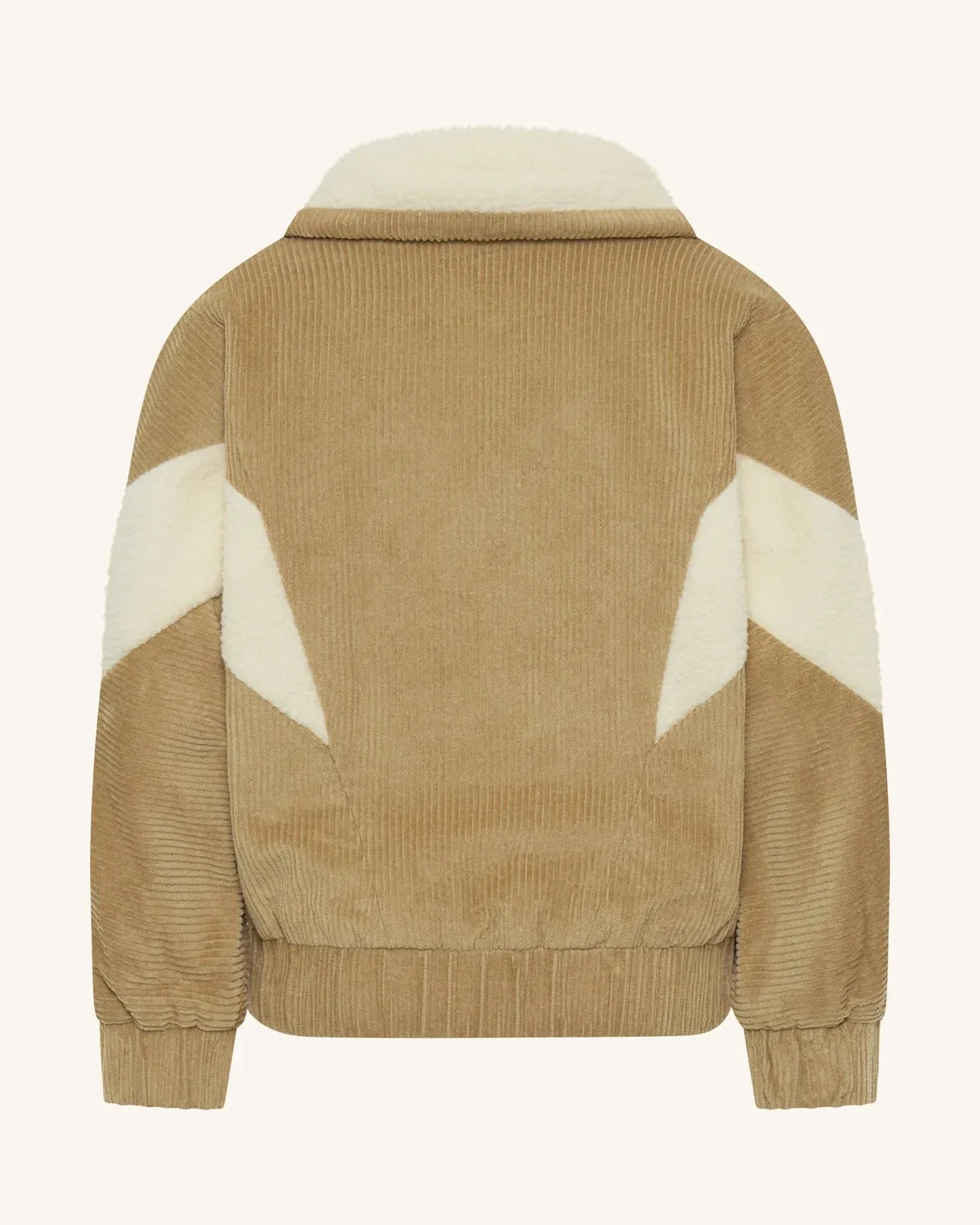 Corduroy Sherpa Zip Jacket