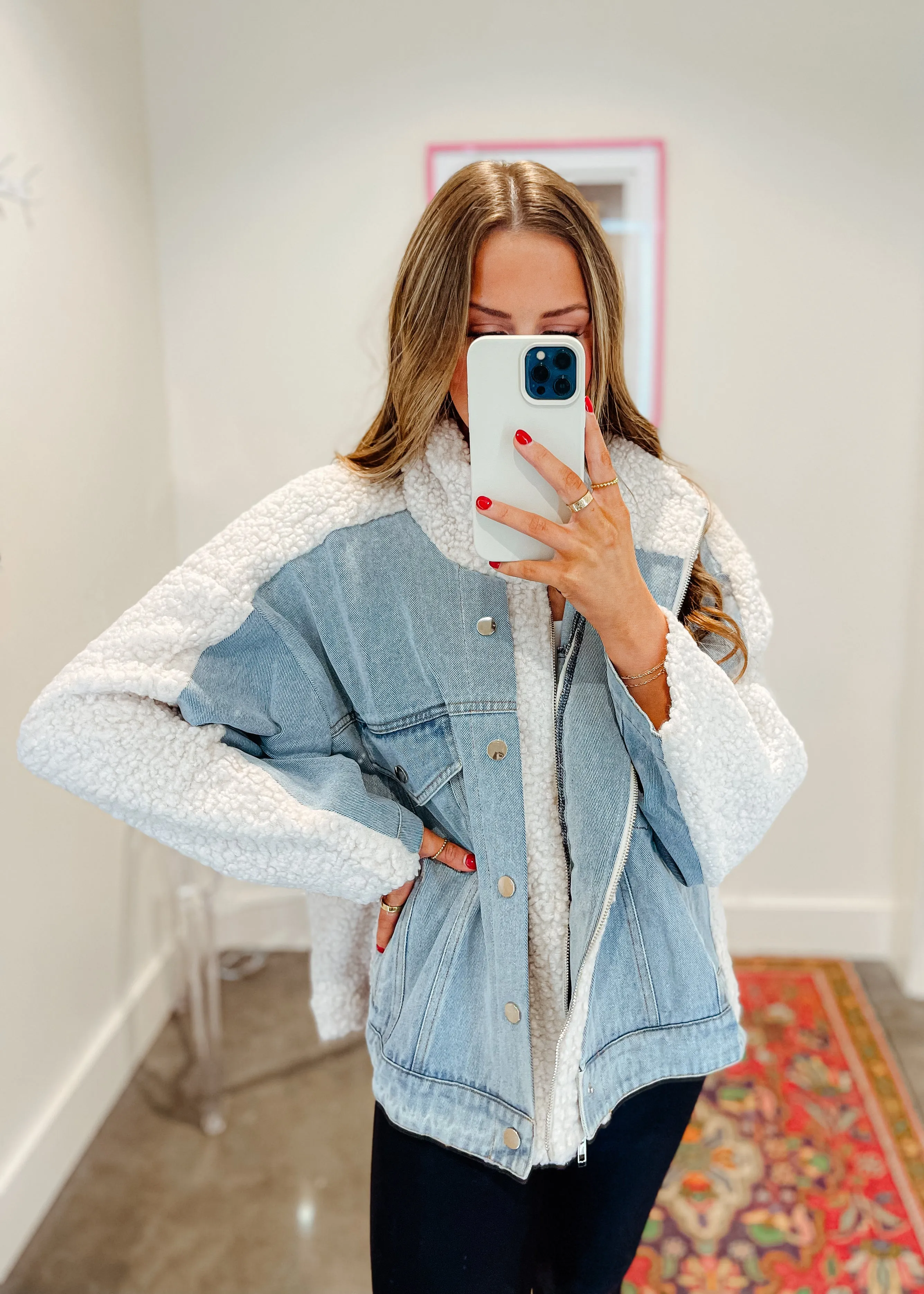 Crawford Fleece Denim Jacket