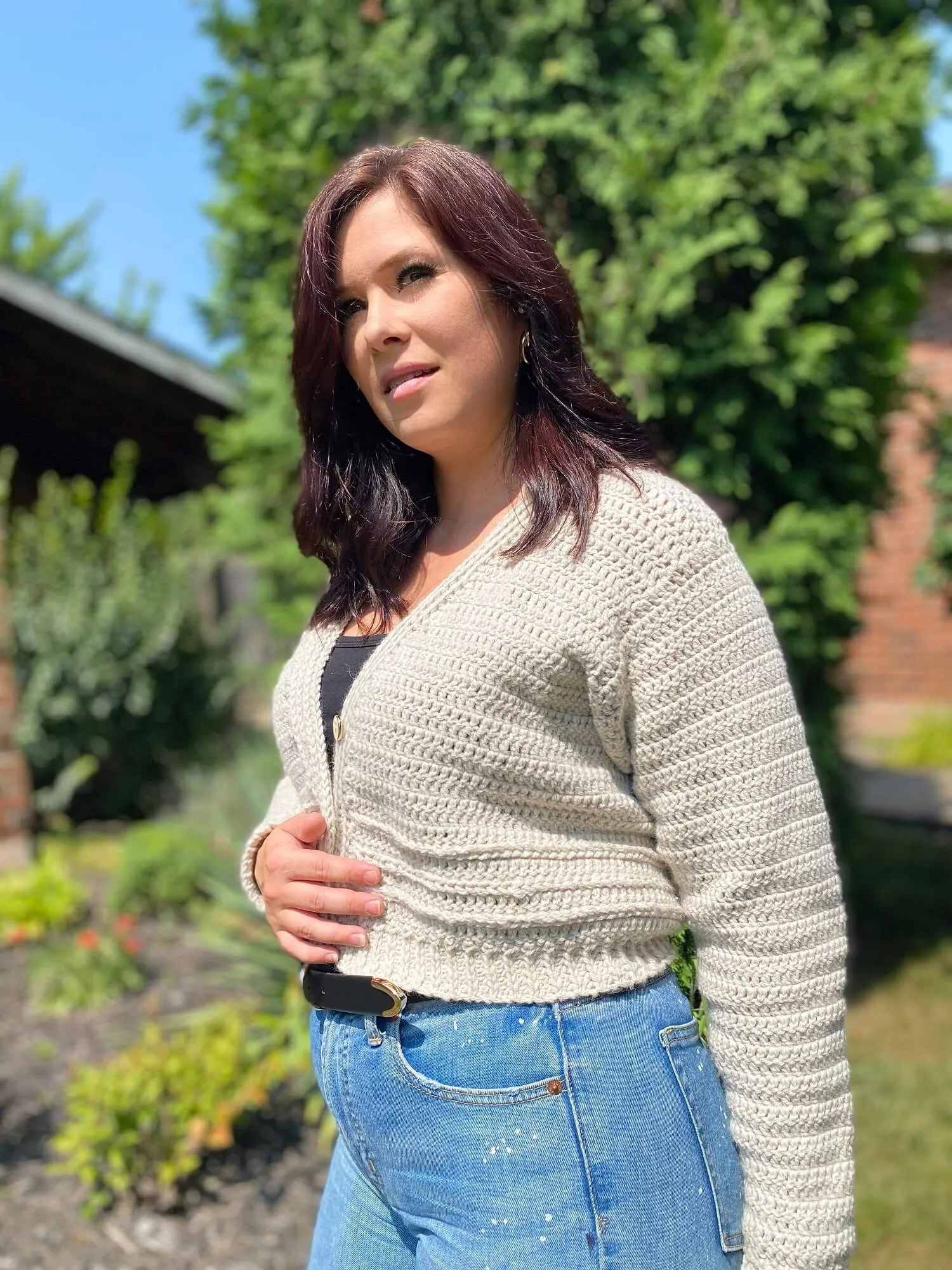 Crochet Kit - Callie Crop Cardi