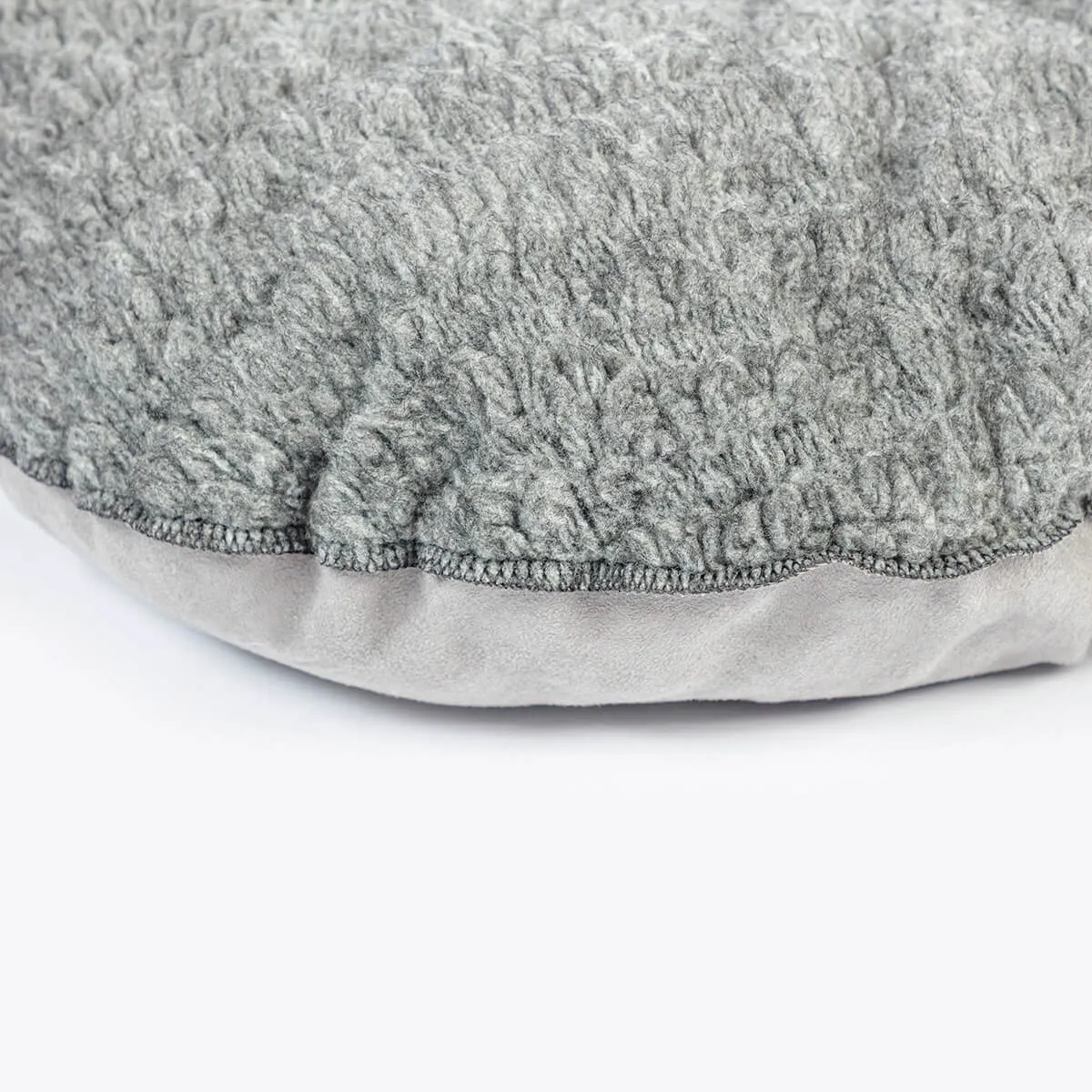 Danish Design Bobble Grey Pewter Quilted Dog Mattress