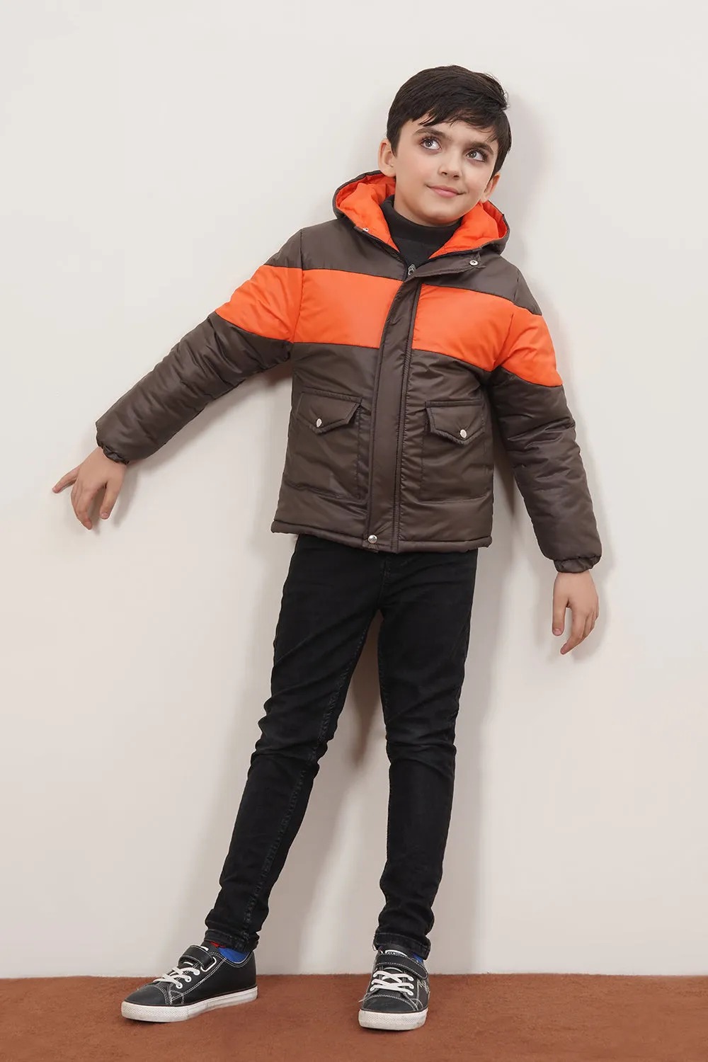 Defender Puffer Jacket With Hood