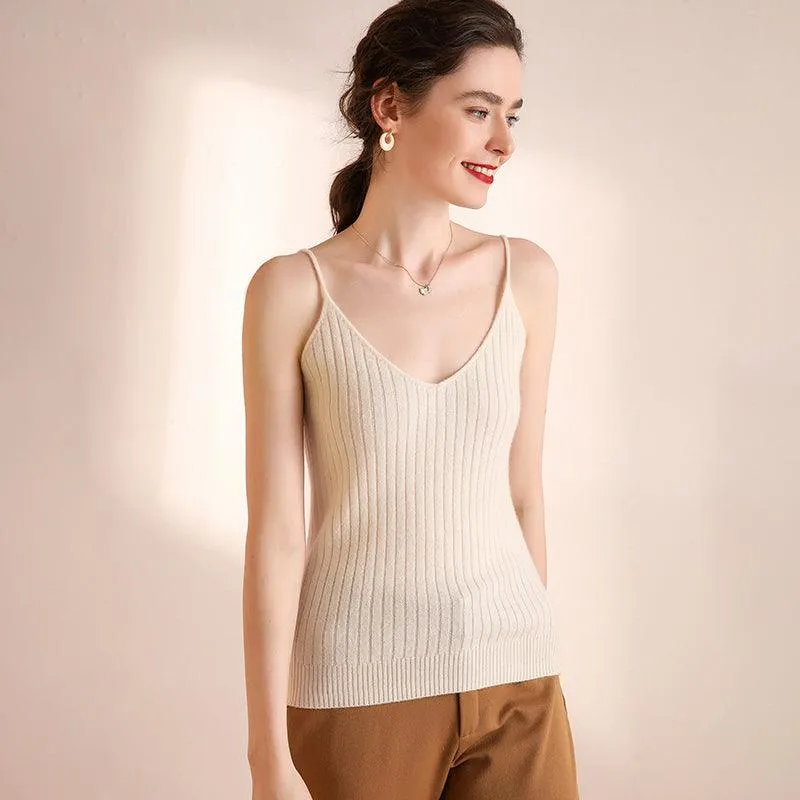 Delicate Cashmere Camisole Top