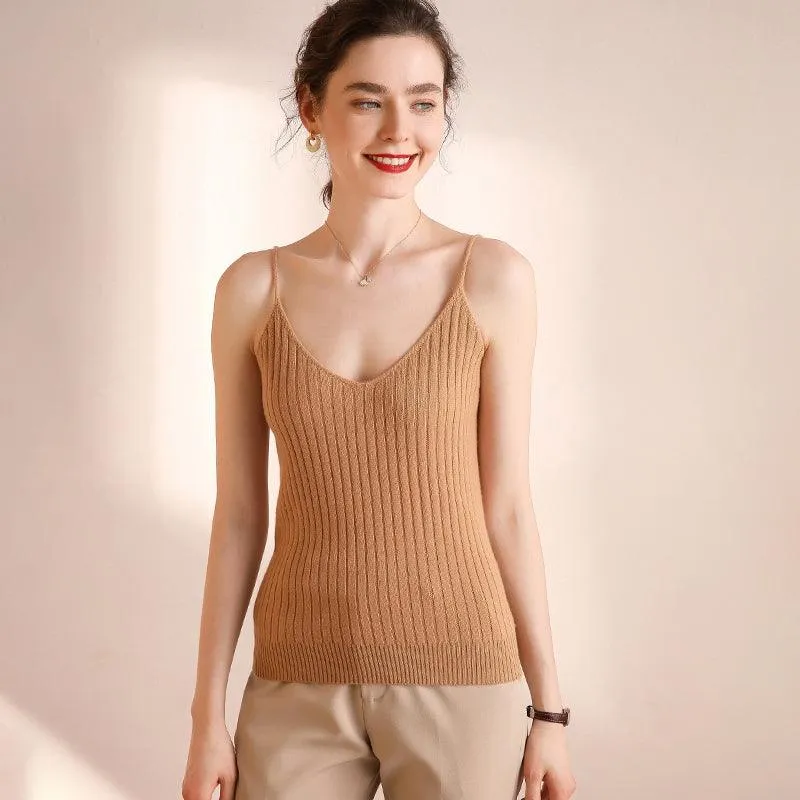 Delicate Cashmere Camisole Top