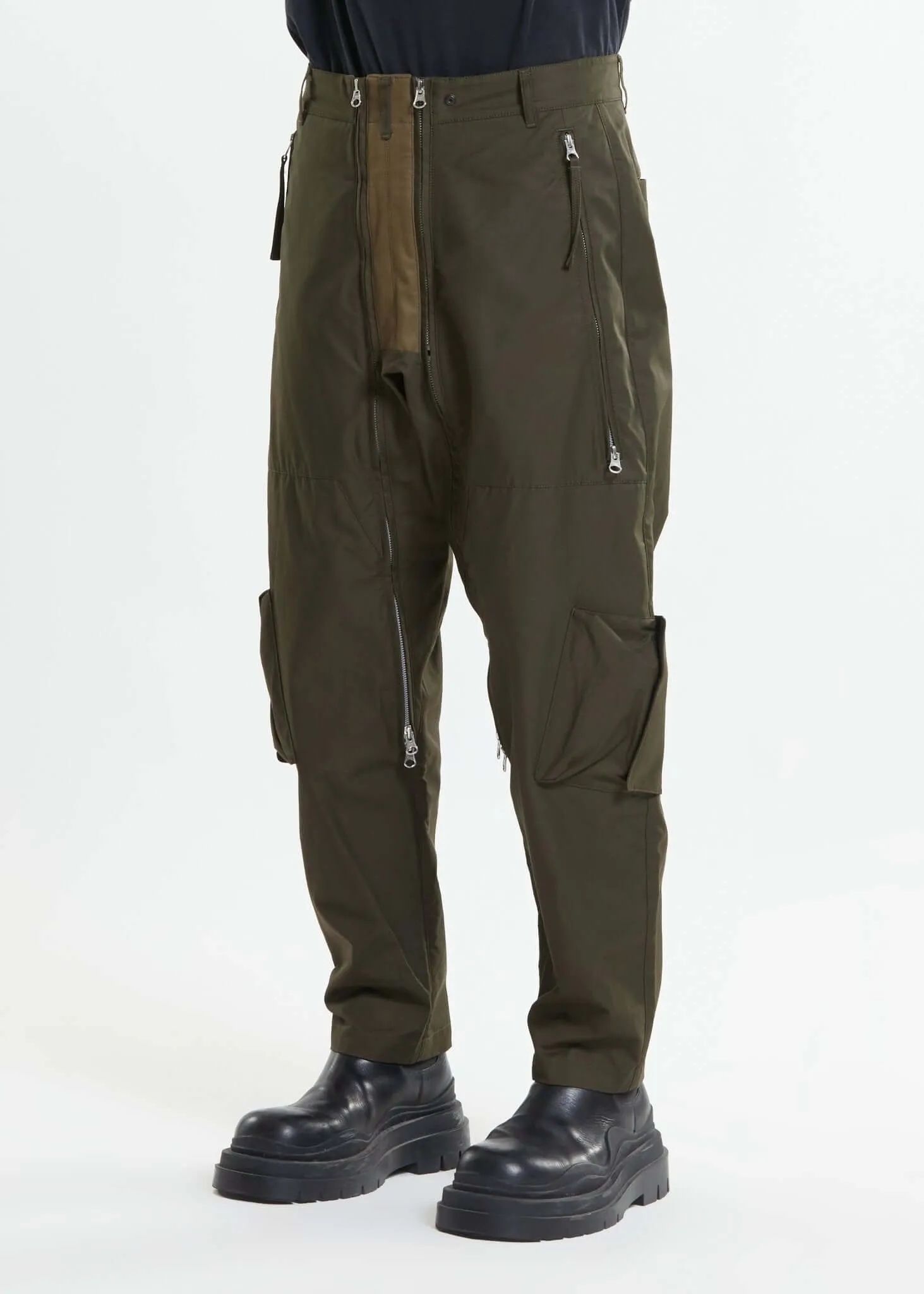 Double Zip Articulated Pants