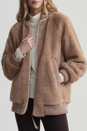 Ella Long Line Sherpa Bomber