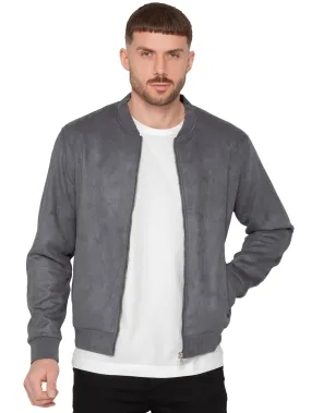 Enzo Milano | Mens Suede Bomber Jacket